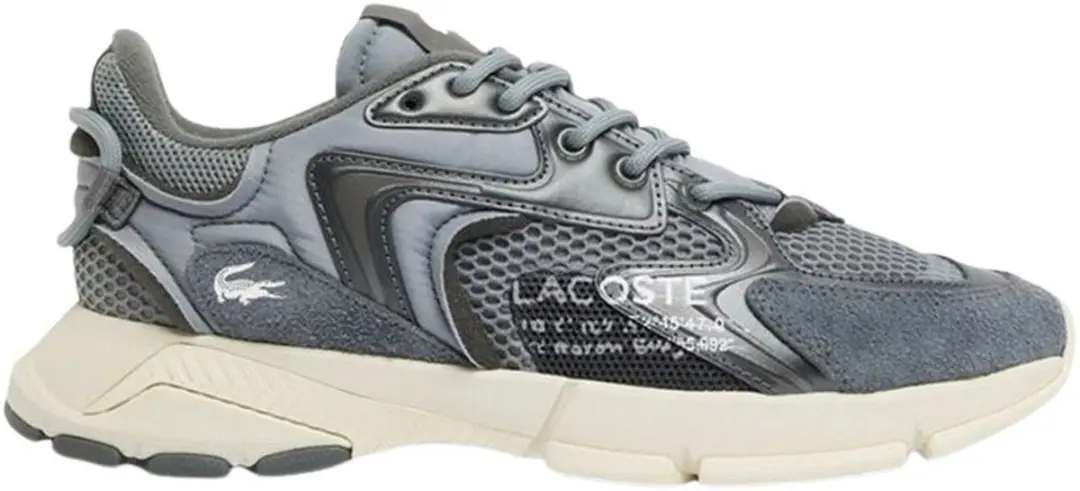 Lacoste L003 NEO 1262 SMA Sneakers - 44.5 - Donkergrijs/Wit - afbeelding 6 van 6