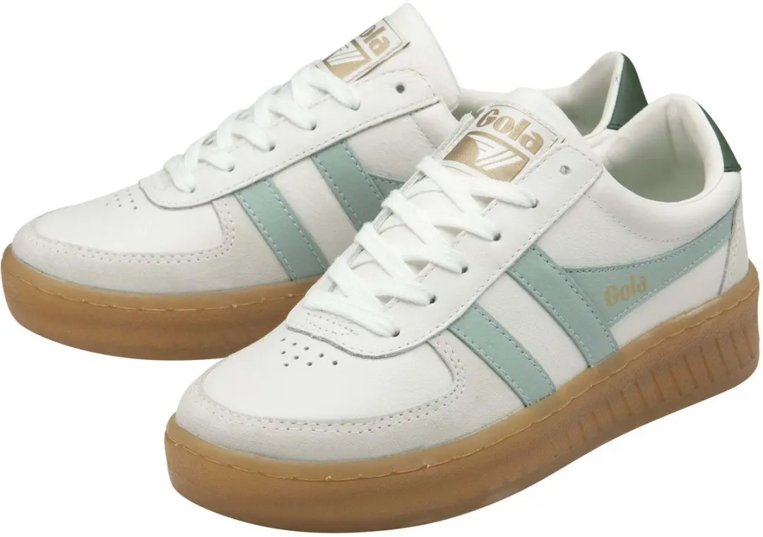 Gola Grandslam Elite CLB621 Vrouwen Sneakers - 40 - Wit/Maanlicht/Lavendel - afbeelding 2 van 6