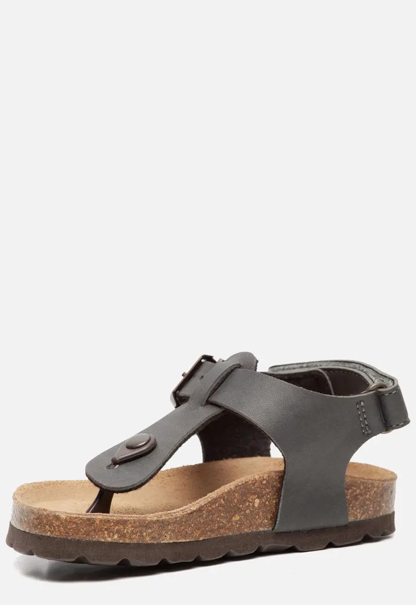 Kipling Juan 3 Sandalen grijs Leer