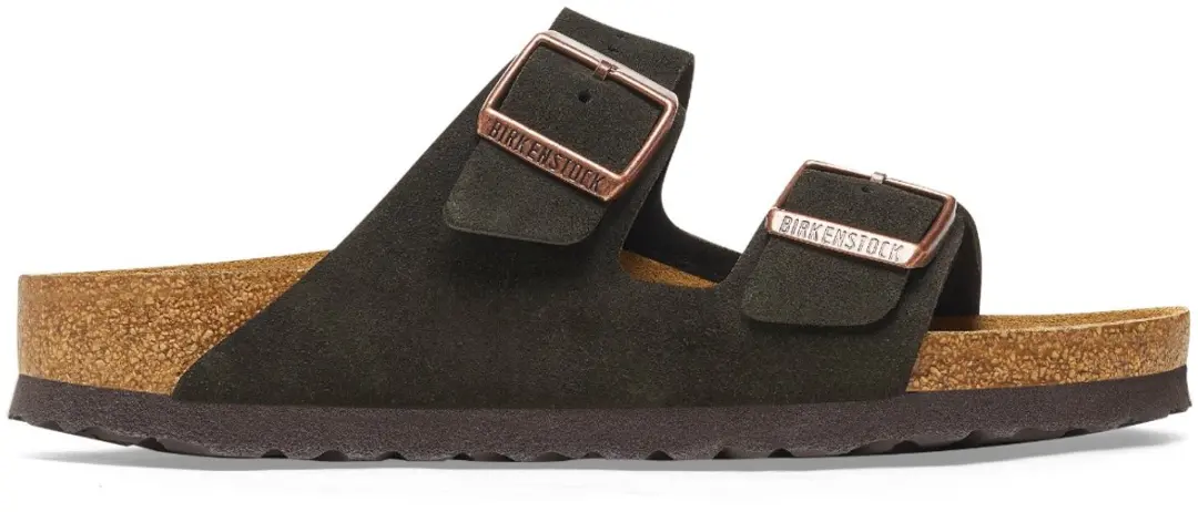 BIRKENSTOCK ARIZONA MOCCA SOFT FOOTBED SUÈDE NARROW-40(4040714342832)