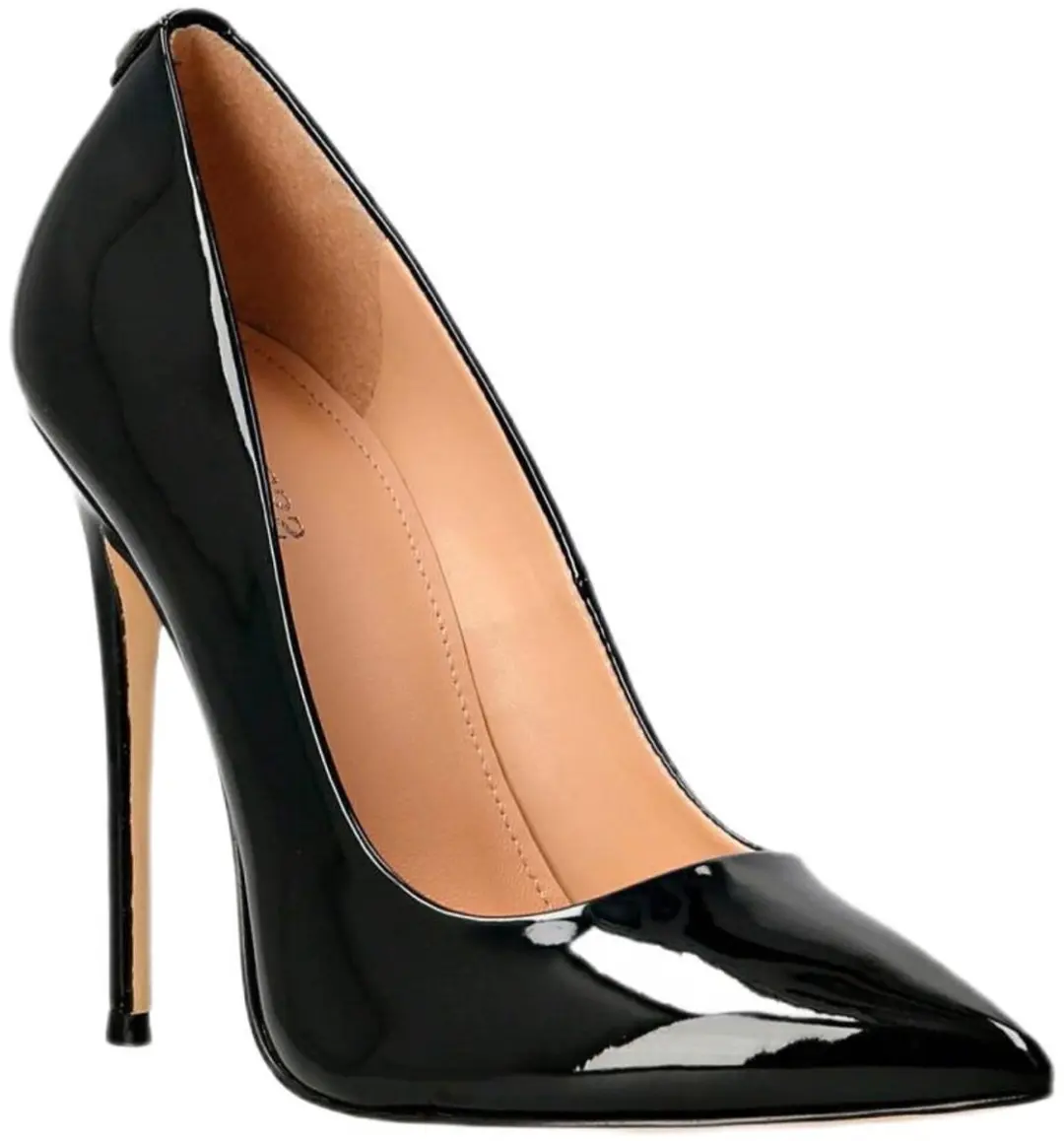 Guess Dames Elegante Zwarte Lak Pumps Maat 36 EU