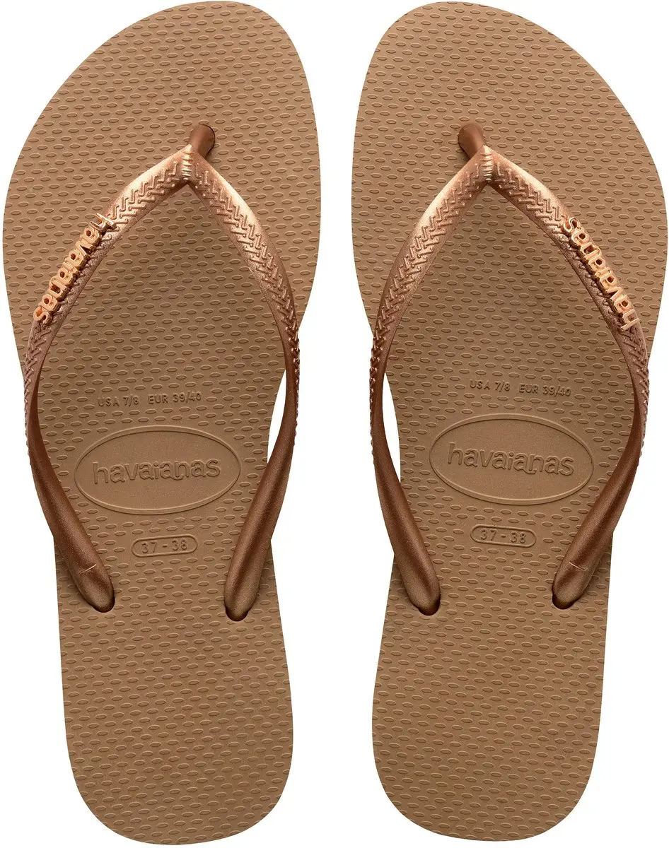 Havaianas SLIM Teenslippers Rosé/Beige - Maat 35/36 - afbeelding 6 van 6