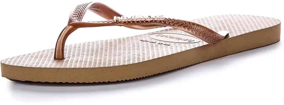 Havaianas SLIM Teenslippers Rosé/Beige - Maat 35/36 - afbeelding 2 van 6