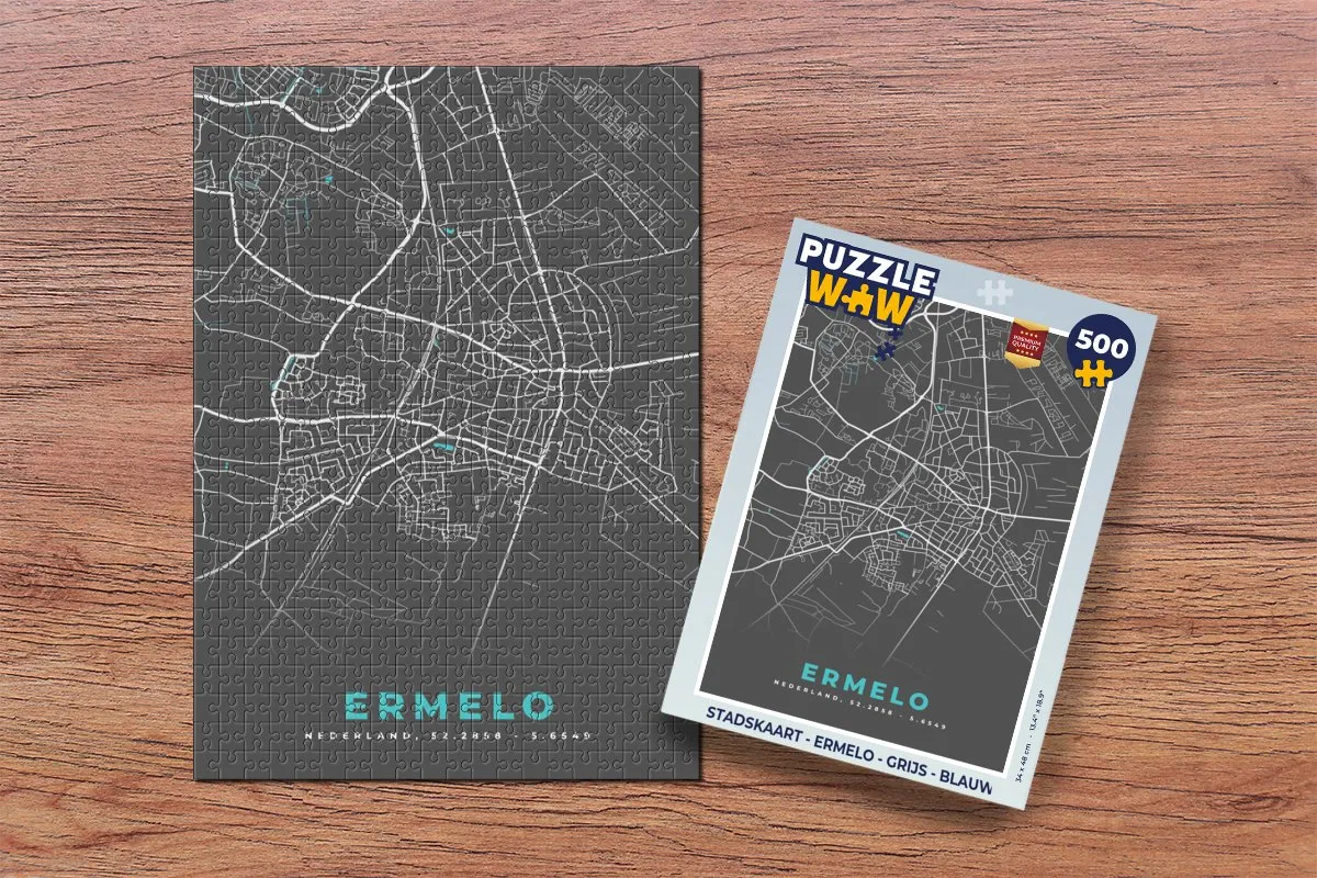 PuzzleWow Ermelo Legpuzzel 500 Stuks - Multicolor