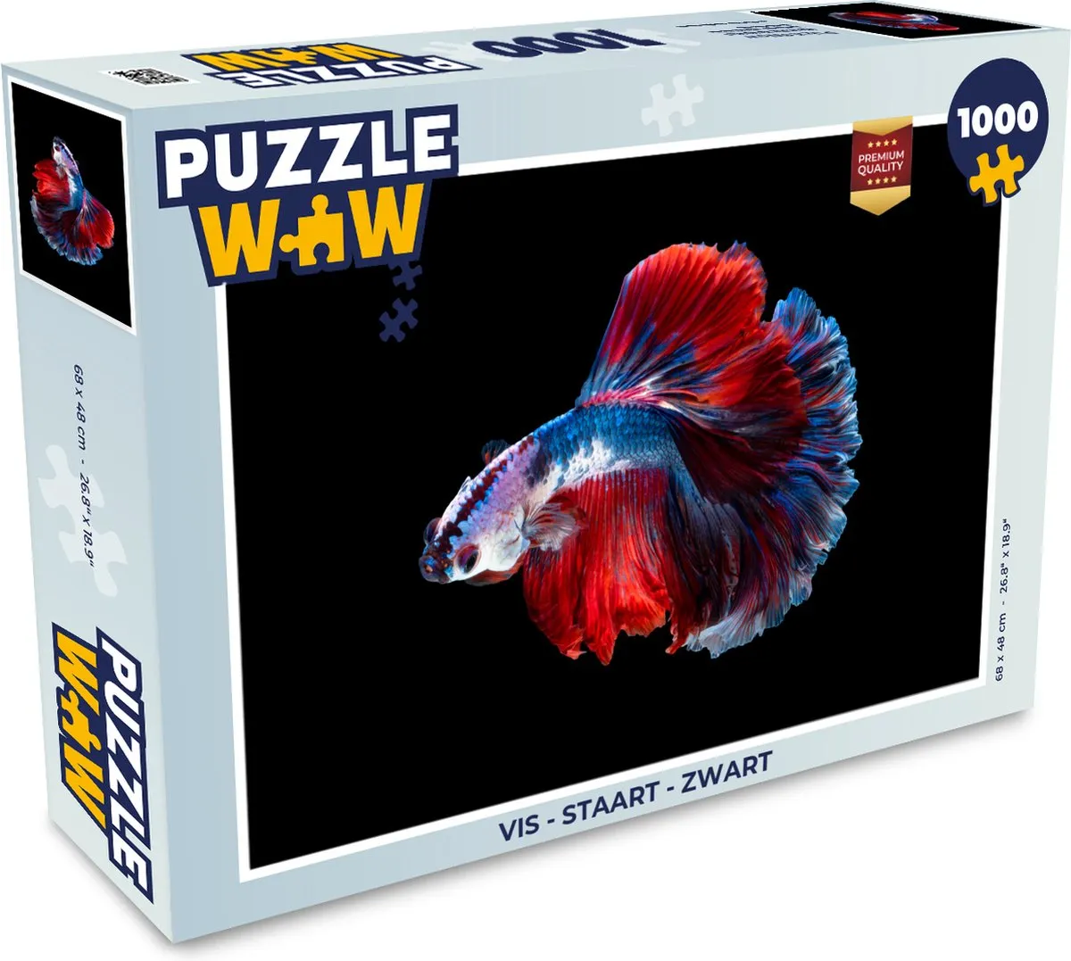 PuzzleWow Vis Staart Legpuzzel 1000 Stuks