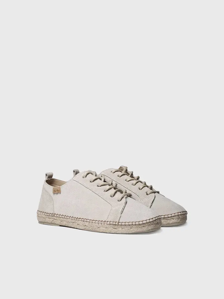 Suède espadrille voor heren