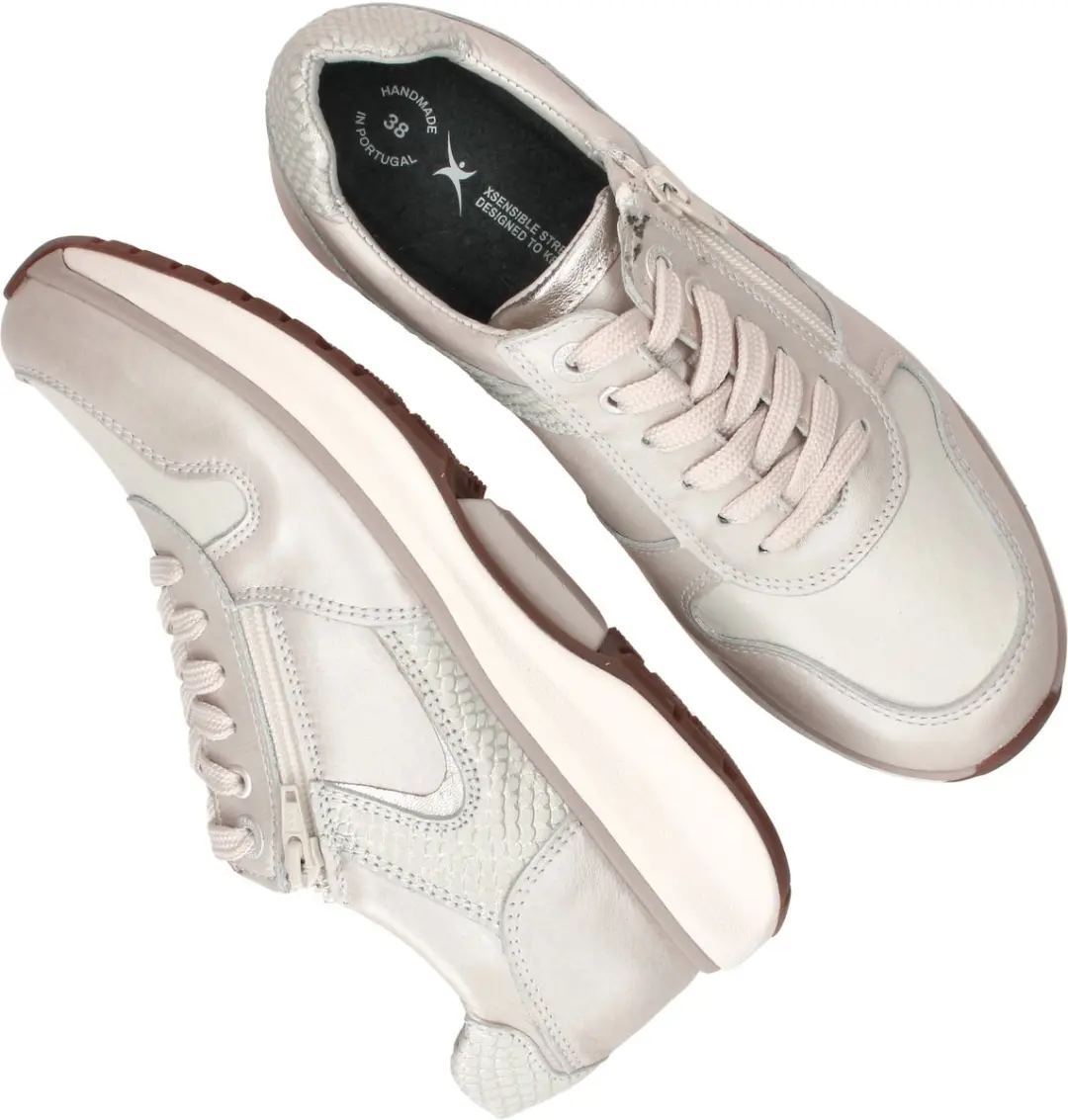Xsensible New Jersey Stretchwalker Sneakers - Dames 37 - Zilver - afbeelding 6 van 6