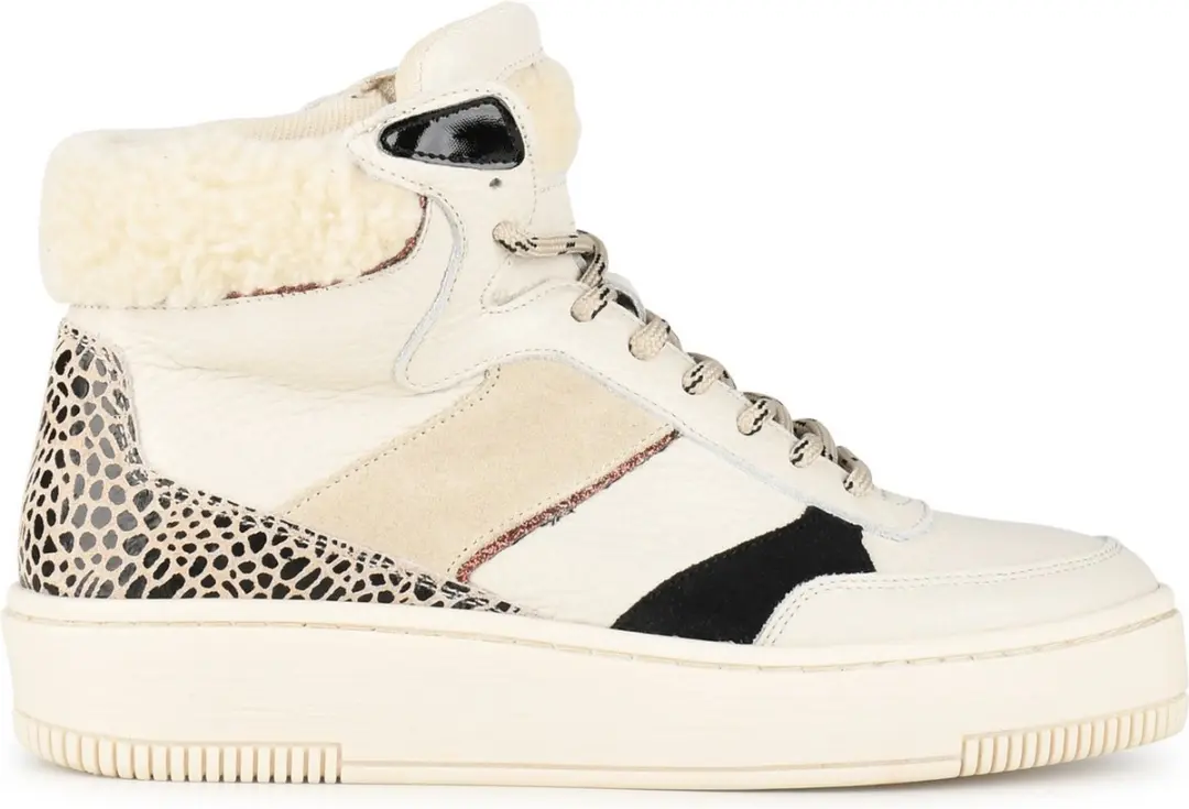 Ps Poelman ESQUIMO Dames Hoge Sneakers Teddy