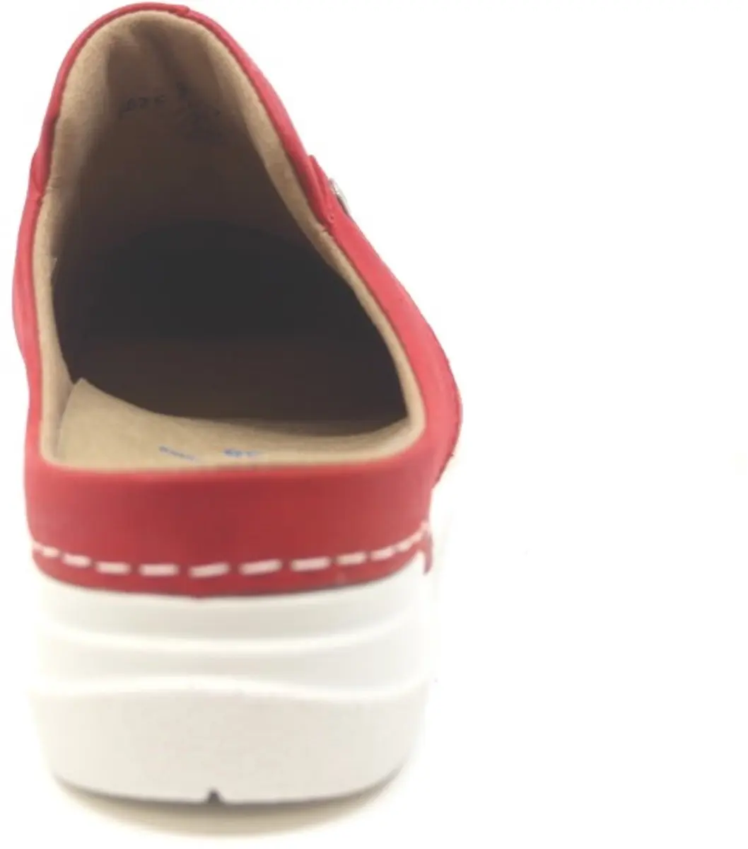Wolky Holland DB Fantastic Slides - Rood - afbeelding 3 van 6