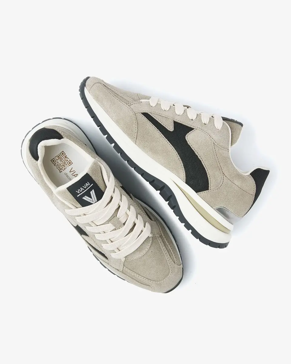 VIA VAI Usher Riggs Sneakers - Dames - Grijs - Maat 39 - afbeelding 5 van 6