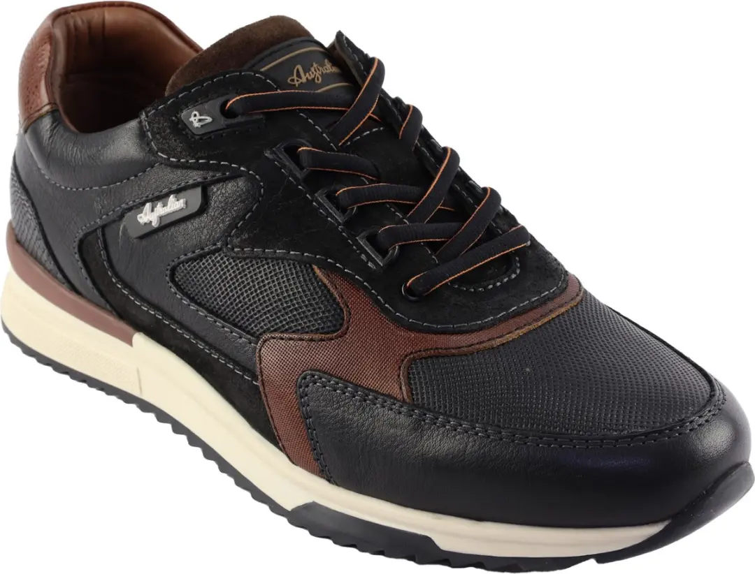 Australian Bakersville Leren Sneakers - Zwart - 40 - afbeelding 3 van 6