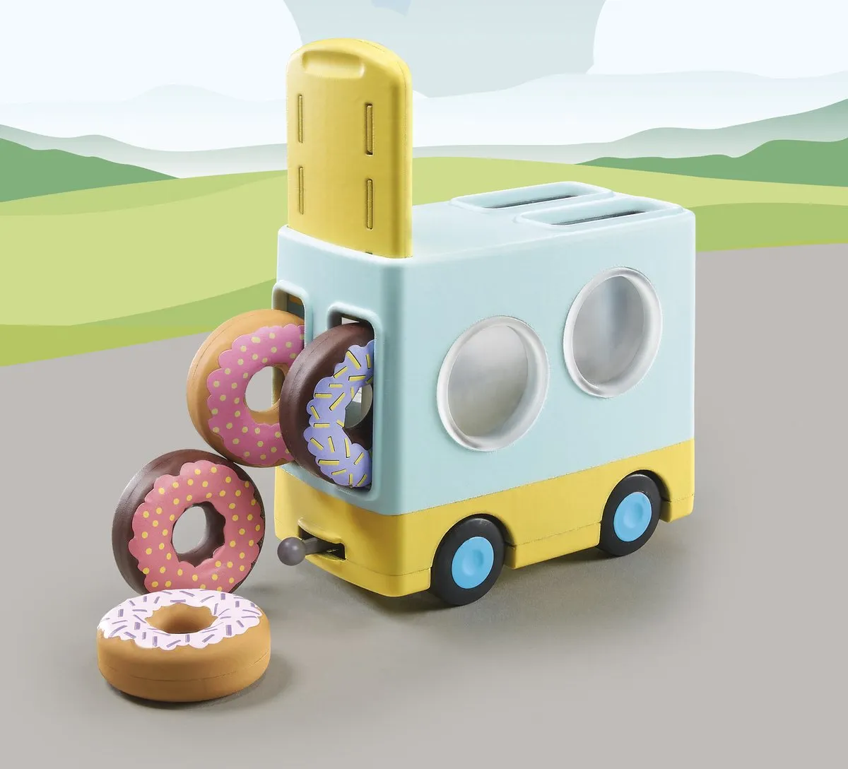Playmobil 1.2.3 Donut Truck 71325 - Multicolor