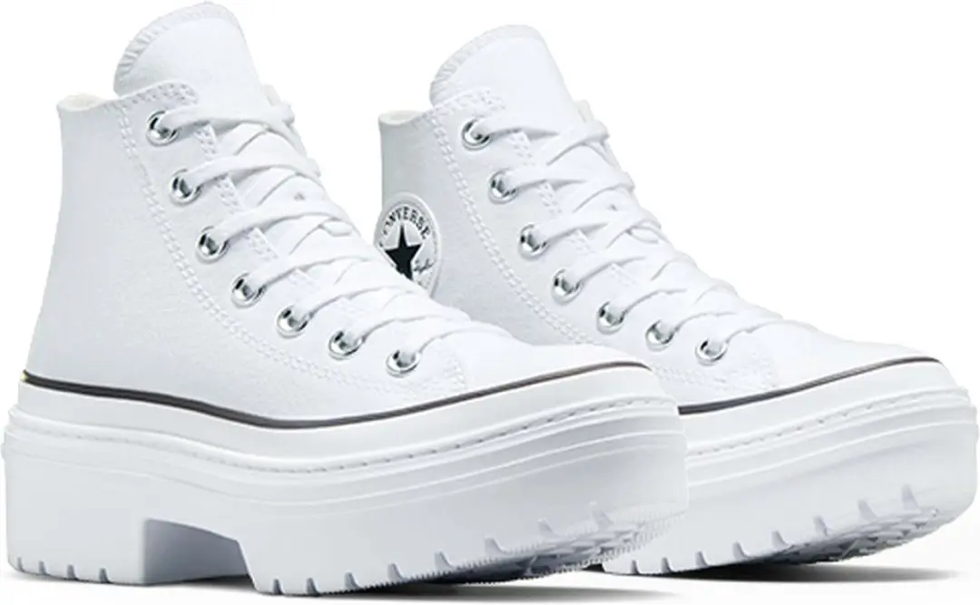 Converse Chuck Taylor All Star Lugged Heel Hi Sneakers - Wit - afbeelding 3 van 6