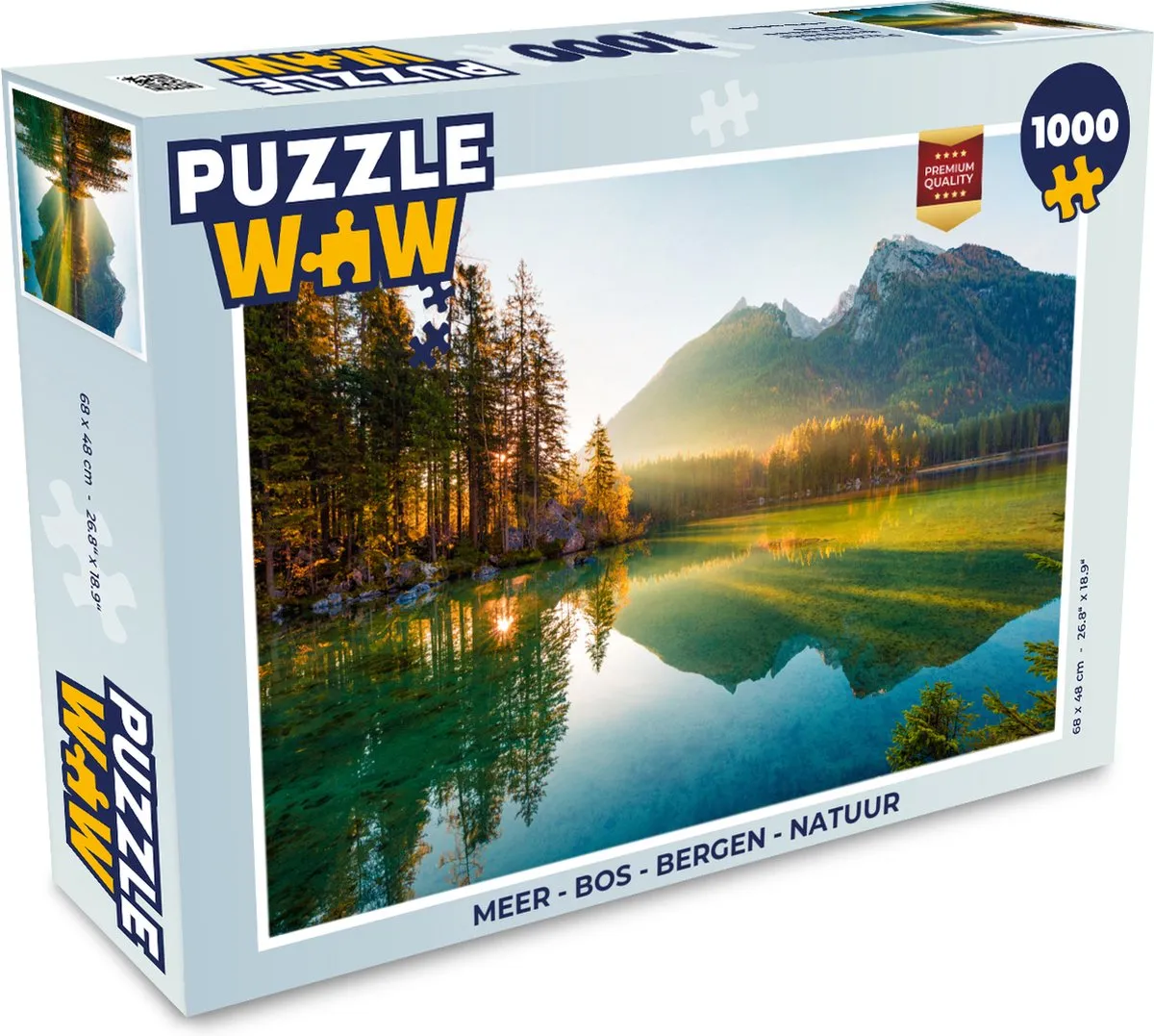 PuzzleWow Landschap Natuur Puzzel 1000 Stuks