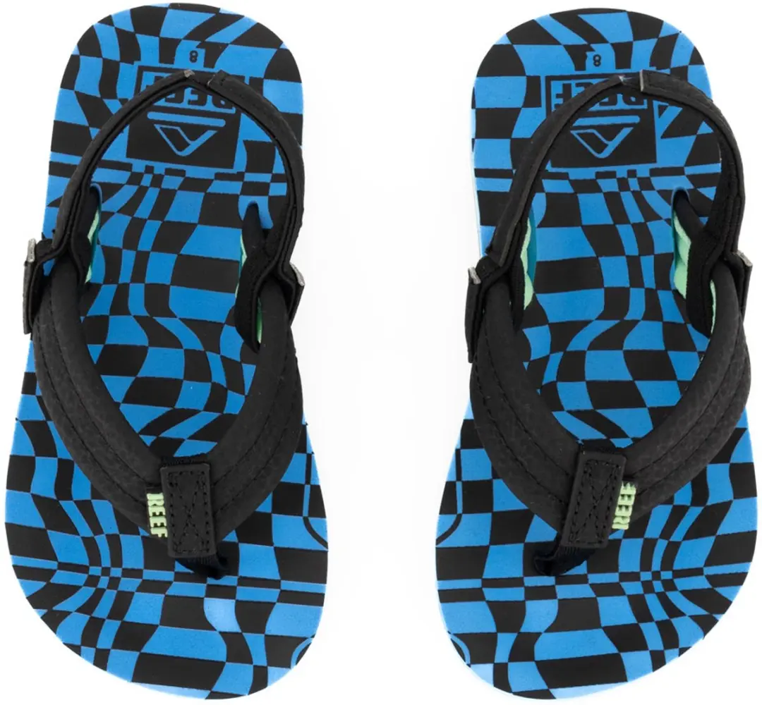 Reef Little Ahi Teenslipper CJ2087 - 21 - Zwart/Blauw - afbeelding 5 van 6