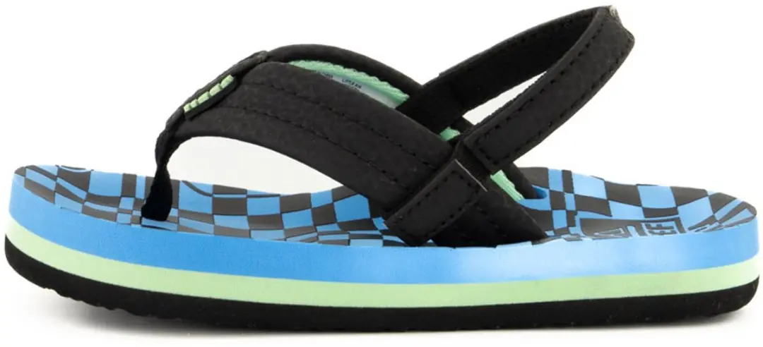 Reef Little Ahi Teenslipper CJ2087 - 21 - Zwart/Blauw - afbeelding 2 van 6