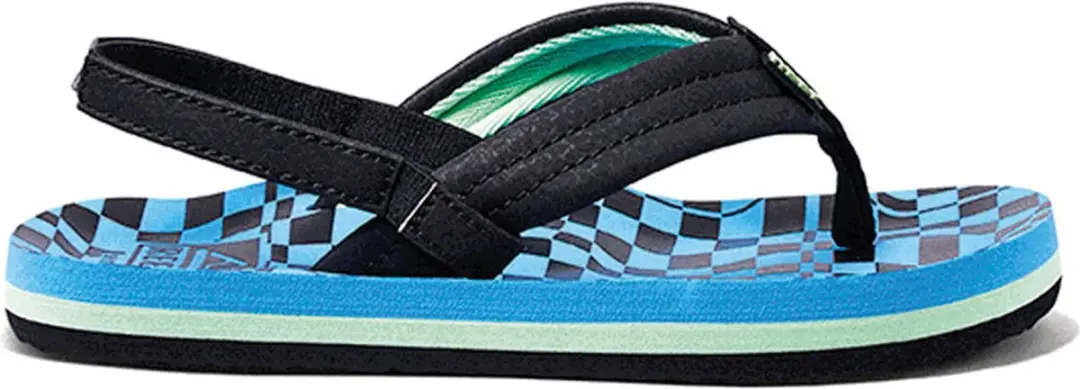 Reef Little Ahi Teenslipper CJ2087 - 21 - Zwart/Blauw - afbeelding 3 van 6