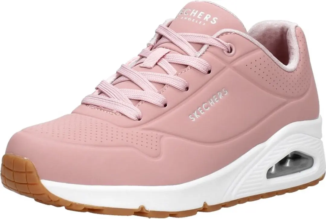 Skechers Uno Stand On Air Dames Sneakers - 37 - Roze/Wit