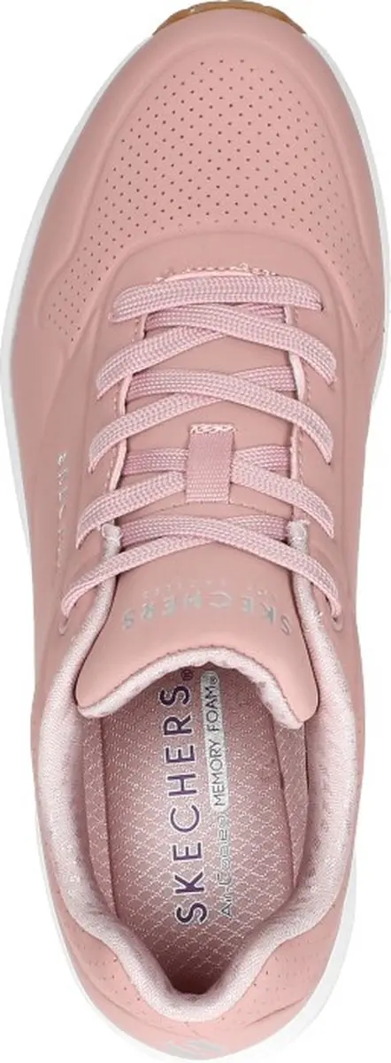 Skechers Uno Stand On Air Dames Sneakers - 37 - Roze/Wit