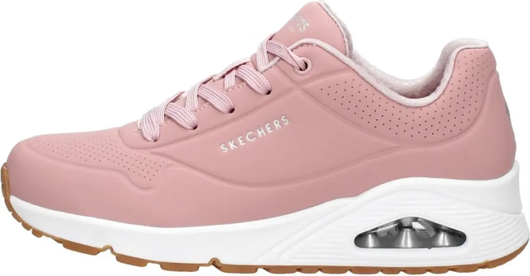 Skechers Uno Stand On Air Dames Sneakers - 37 - Roze/Wit