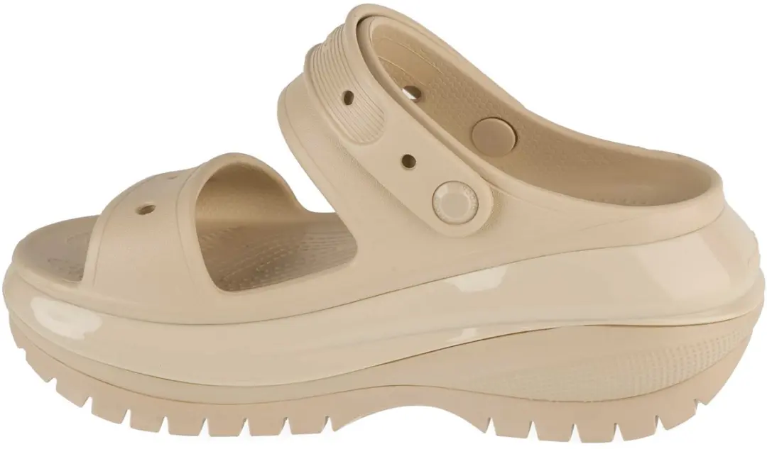 Crocs Classic Crush Clog 207989-2Y2 - Vrouwen Slippers - Maat 41/42 - Beige