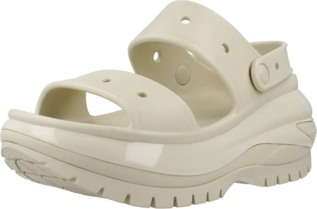 Crocs Classic Crush Clog 207989-2Y2 - Vrouwen Slippers - Maat 41/42 - Beige