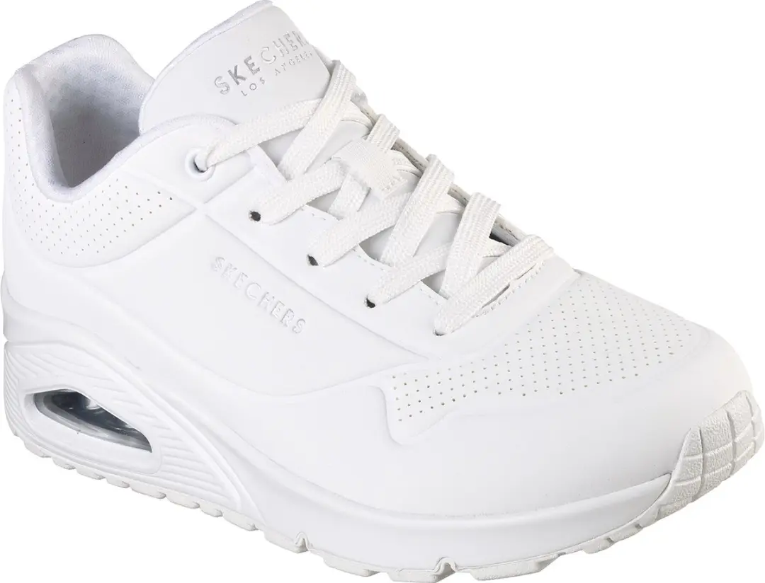 Skechers Street Uno -STAND ON AIR dames WIDE FIT sneaker 73690W wit