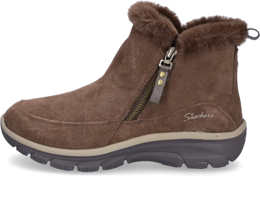 Skechers Easy Going Cool Zip Dames Instappers - Chocolate - afbeelding 3 van 6