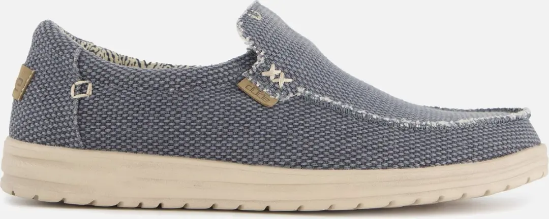 HEYDUDE Mikka Braided Sneakers blauw Canvas