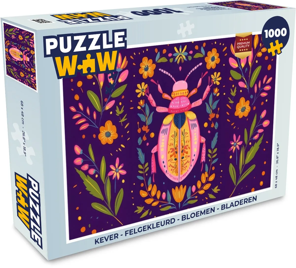 PuzzleWow Kever Legpuzzel 1000 Stuks