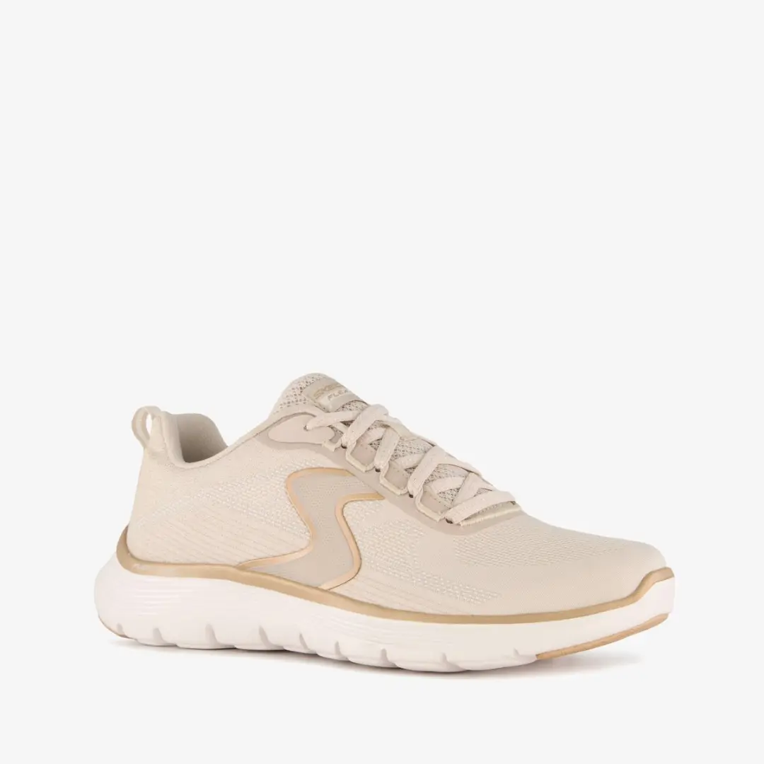 Skechers Flex Appeal 5.0 sneakers beige glitter