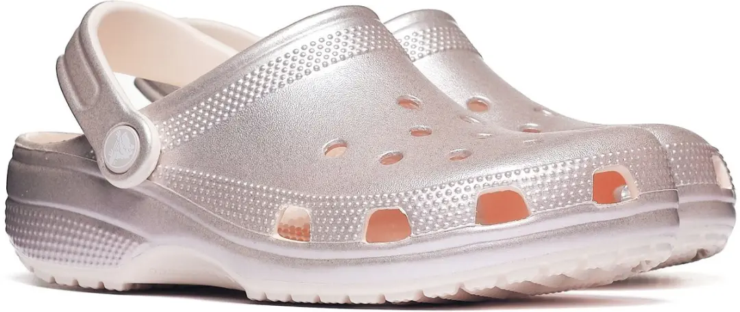 Crocs Classic Tinted Metallic Klompen Zilver EU 39-40