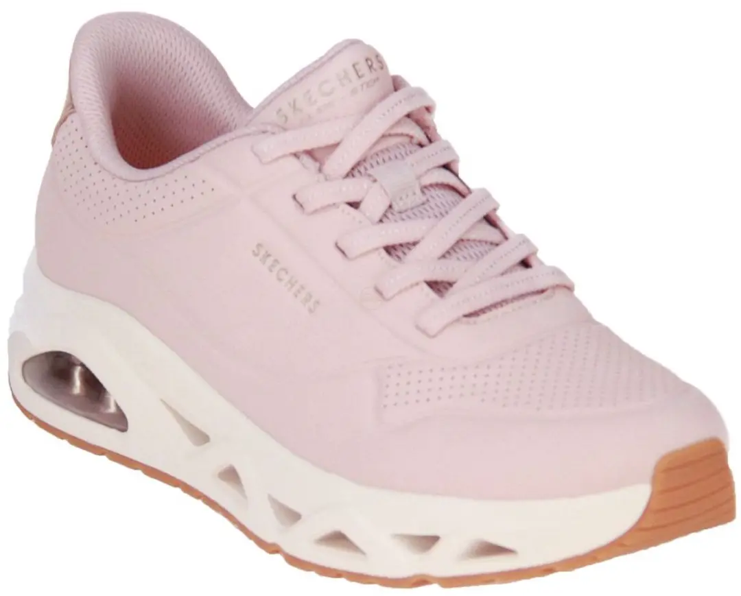 Skechers Uno Glide Step Glide On Air Pantoffels - Roze - Maat 39 - afbeelding 4 van 6