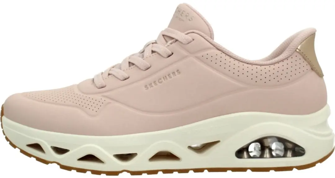 Skechers Uno Glide Step Glide On Air Pantoffels - Roze - Maat 39 - afbeelding 2 van 6