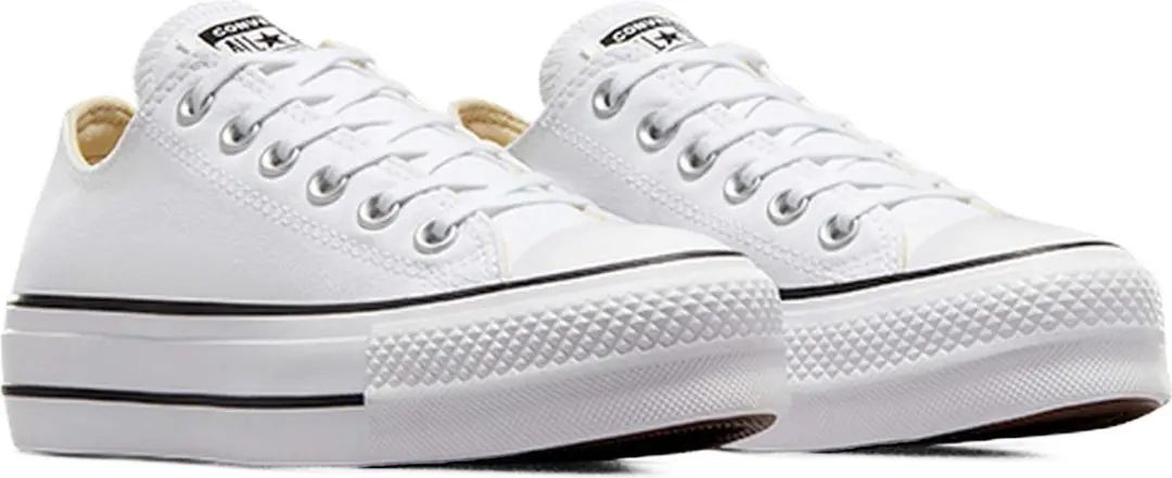 Converse Chuck Taylor All Star Lift Ox Dames Sneakers - Wit - afbeelding 3 van 6
