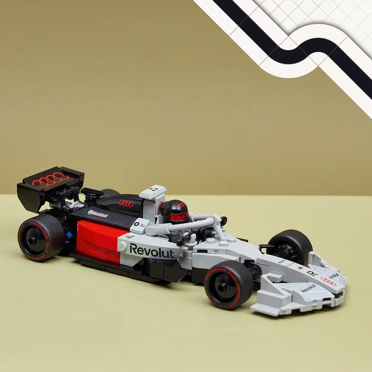 LEGO Speed Champions Audi R26 Racewagen 77259 - Multicolor