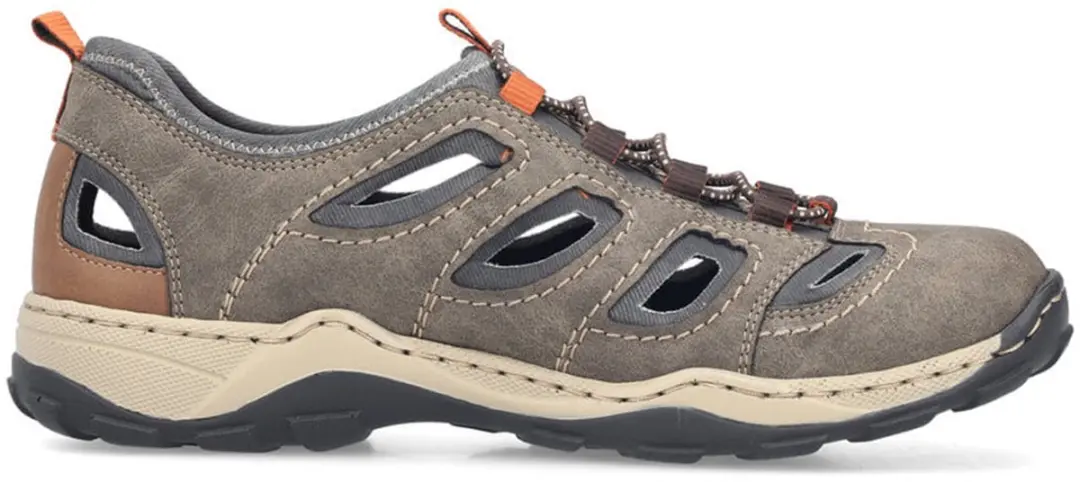 Rieker Heren Instappers Slipper, 08065-29, Bruin Blue