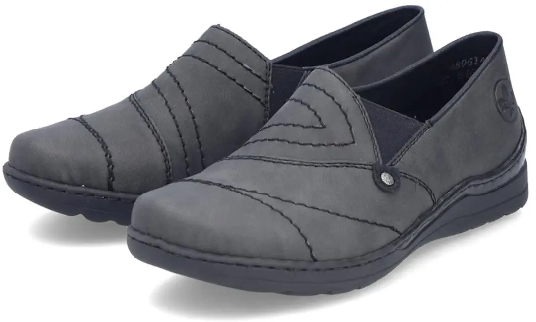 Rieker Dames Loafer Comfort Extra Breed 48961-45 Grey