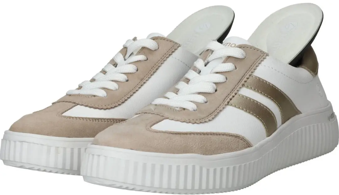 Remonte Dames Sneakers Beige - Maat 36 - afbeelding 6 van 6