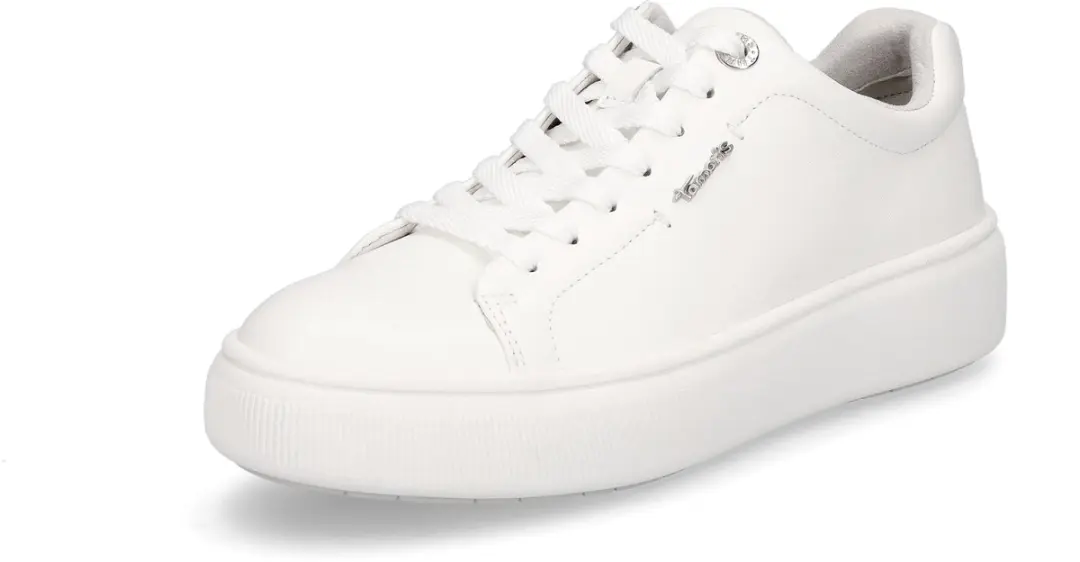 Tamaris Damestrainers 1-23736-42 117 Dames Vegan M2373642 Wit Leer
