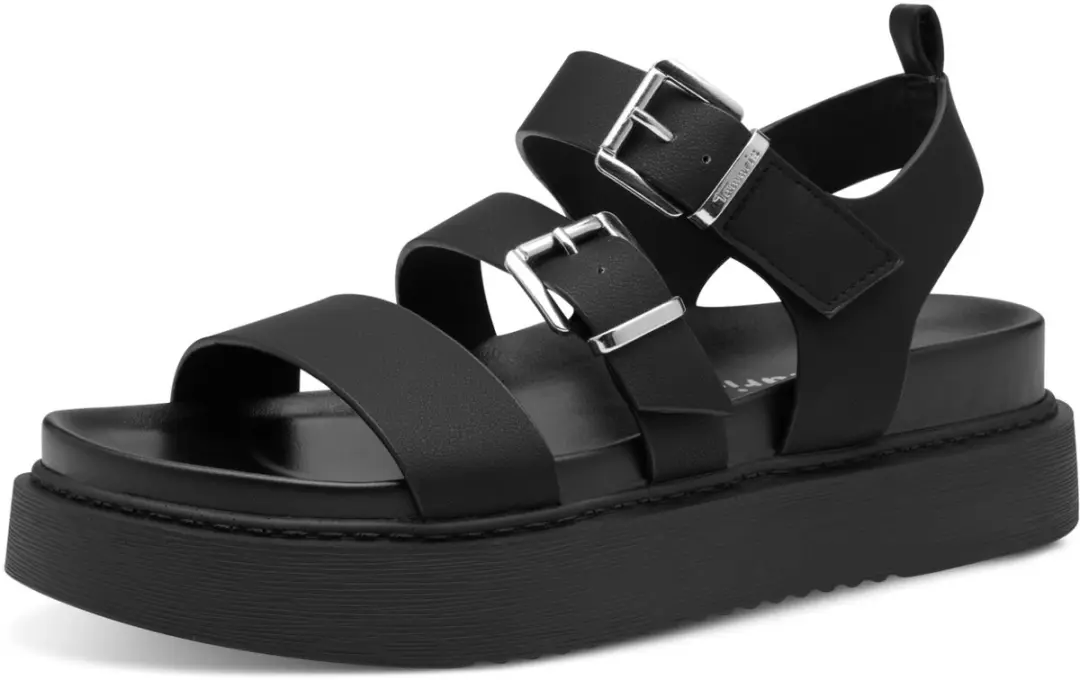 Tamaris Sandalen Plat Sandalen Plat - Zwart - Maat 40 - afbeelding 6 van 6