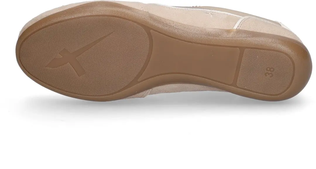Tamaris Dames Veterschoenen Sneaker - Beige - Maat 41 - afbeelding 5 van 6