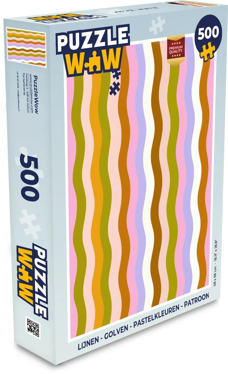 PuzzleWow Patroon Legpuzzel 500 Stuks