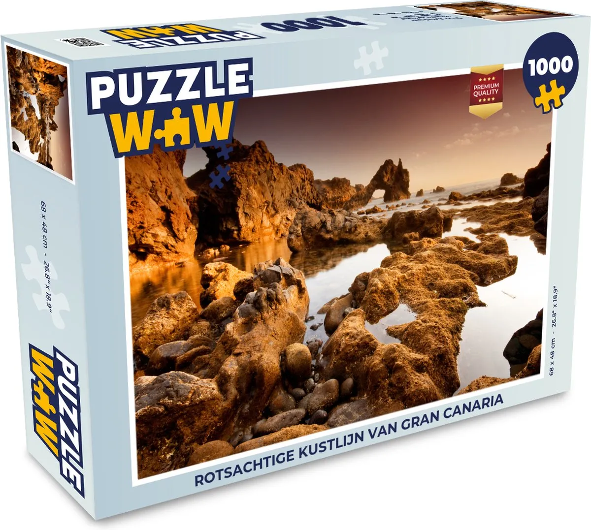 PuzzleWow Rotsachtige Kustlijn Gran Canaria