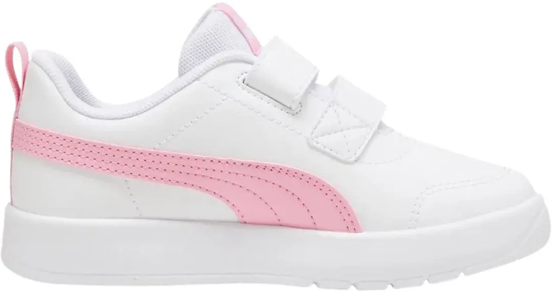 PUMA Courtflex V3 V PS Sneakers - 28 - Wit Roze - afbeelding 6 van 6