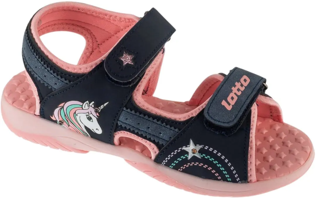 Lotto Anoga Flashlight Shoes Kindersandalen 25 - Navy/Pink