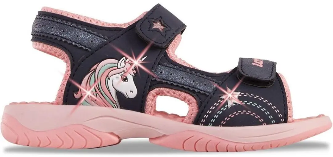 Lotto Anoga Flashlight Shoes Kindersandalen 25 - Navy/Pink