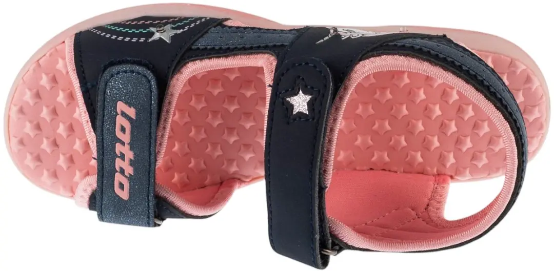 Lotto Anoga Flashlight Shoes Kindersandalen 25 - Navy/Pink