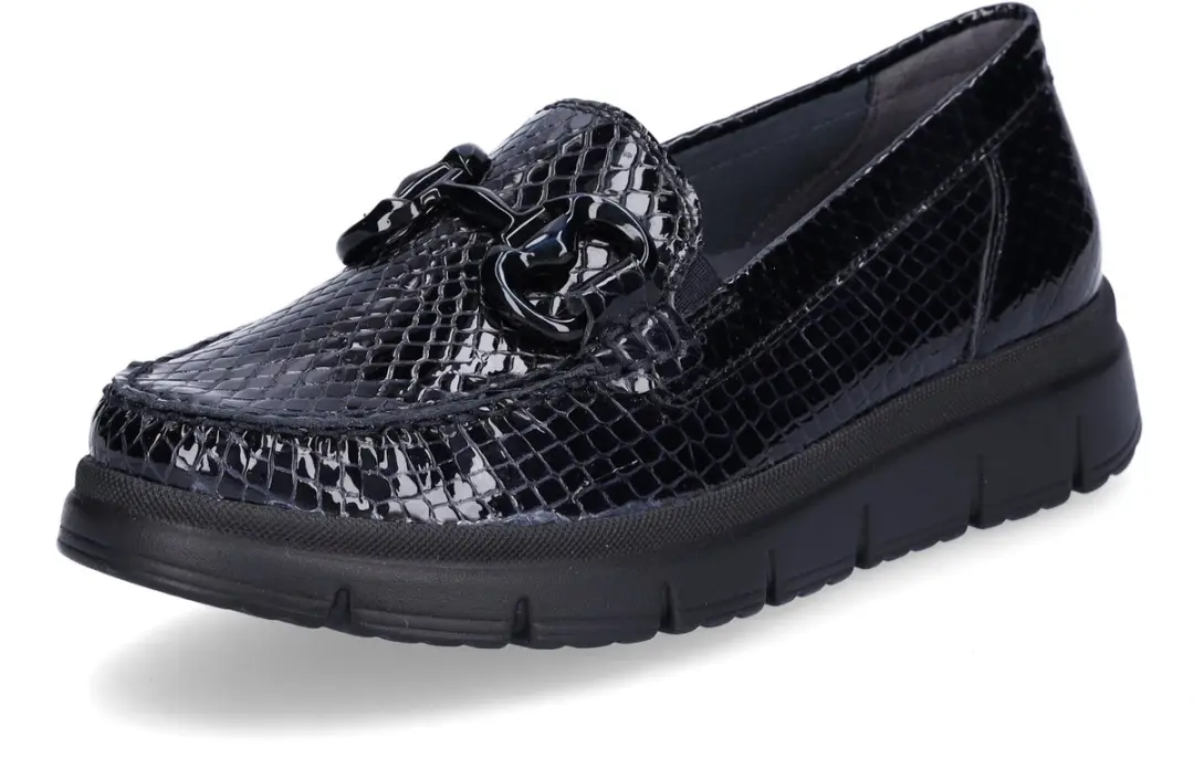 Waldläufer damesslippers Pina donkerblauw
