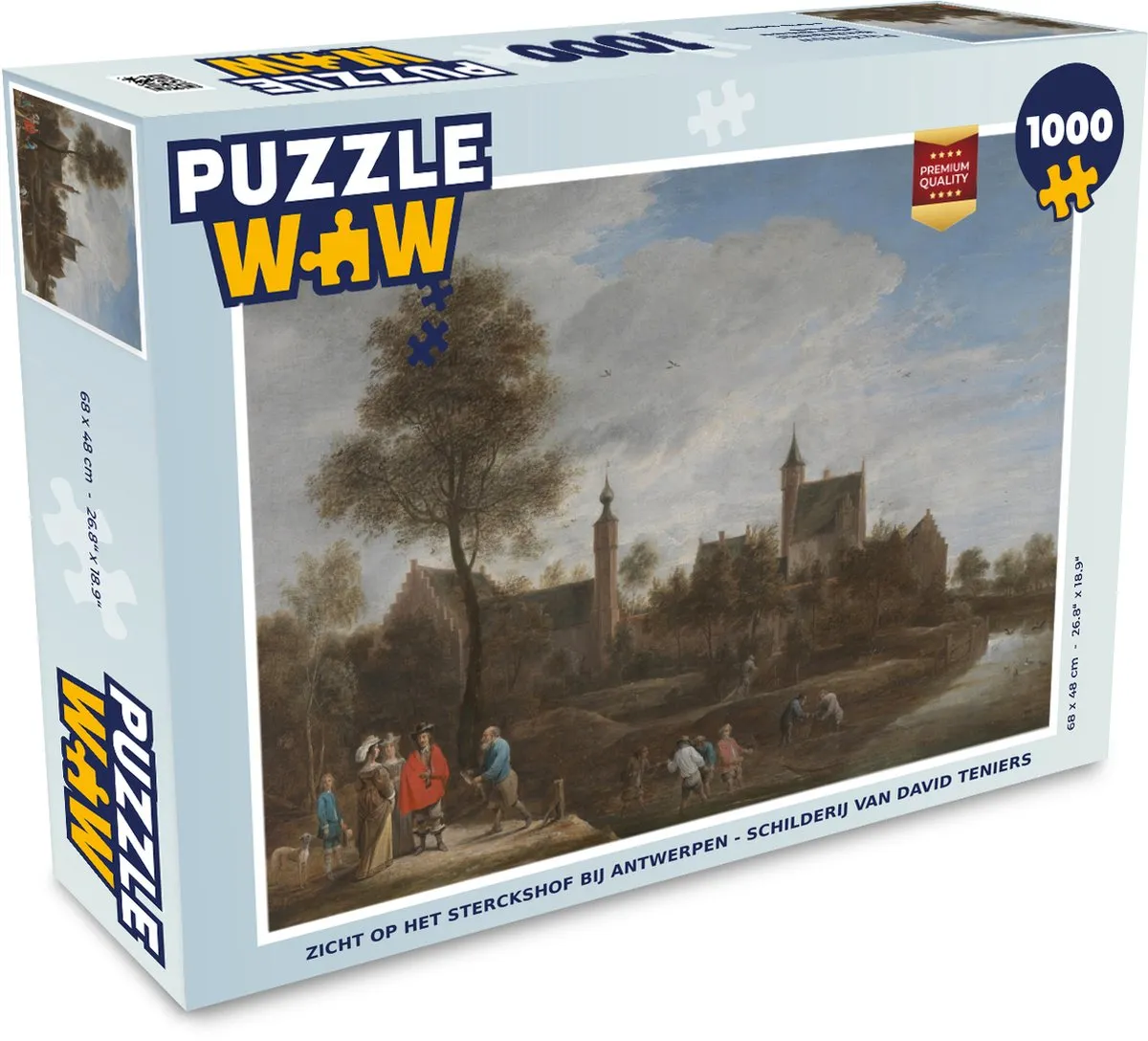PuzzleWow Legpuzzel Zicht op Het Sterckshof
